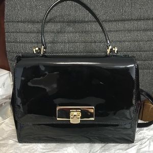 New Michael Kors Medium Ava PVC Satchel Handbag